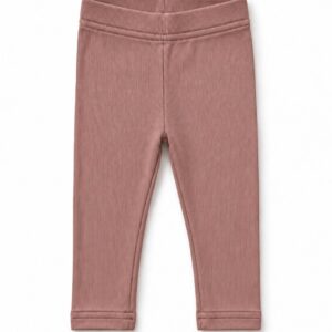 Bløde ribleggings – Støvet rosa